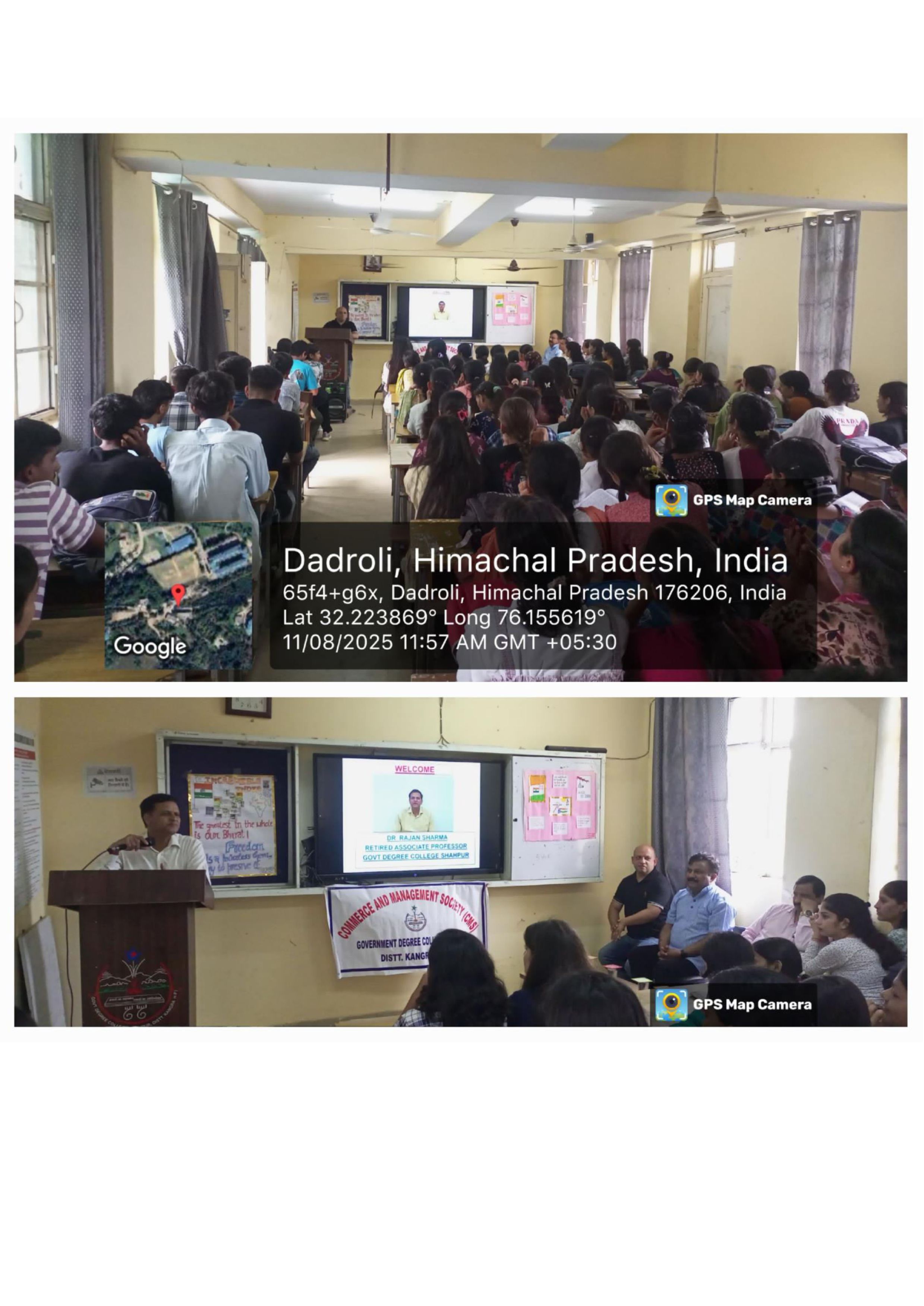 invited Lecture by Dr. Rajan sharma (Report and photos)